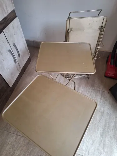 Kit 4 mesinhas dobráveis