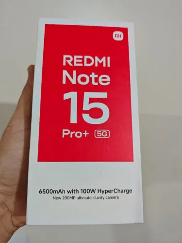 Xiaomi Redmi Note 15 Pro Plus, 512 gb, 12+12 GB ram , whats *