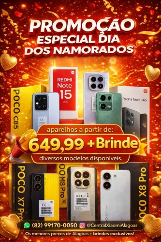 Xiaomi Poco X8 Pro Max 5G, Redmi Note 15 Pro, Poco X7 Pro 5G e Diversos Modelos 