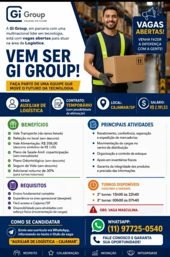  Auxiliar de Logística