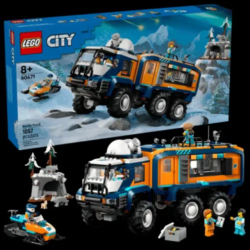 60471 - Lego Caminhão de Laboratório Científico + dos Exploradores do Ártico
