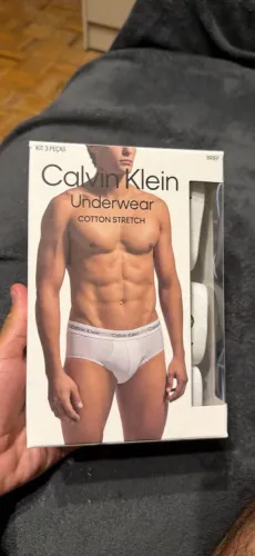 Kit 3 Cuecas Calvin Klein Original