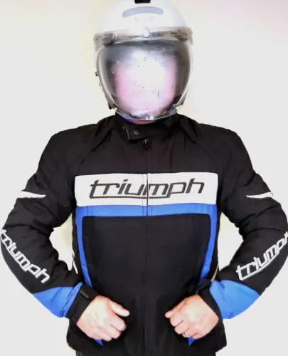 Jaqueta Moto Triumph original G cordura com proteçoes Tiger Rocket Trident Daytona 