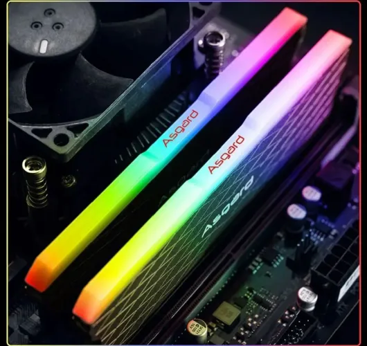 LACRADO MEMÓRIA RAM ASGARD RGB 8GB , 2X8GB =16GB DDR4 3200 Mhz