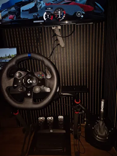 Logitech G923 + Câmbio + Cockpit Extreme SimRacing | Setup Completo para Simulador