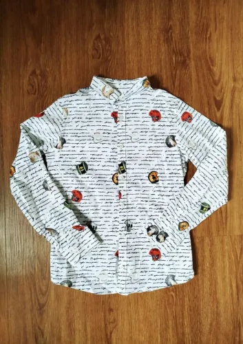 Camisa Manga Longa Monalisa Tamanho 7/8 anos
