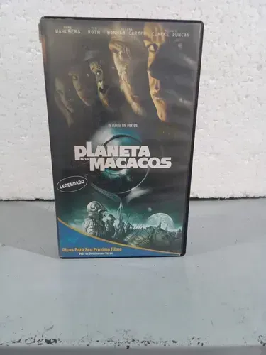 Fita Vhs O Planeta Dos Macacos Ler Descrição (Usado)