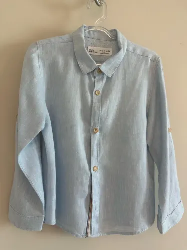CAMISA SOCIAL ZARA INFANTIL