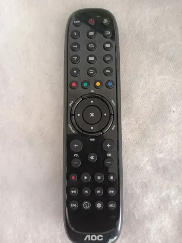 controle remoto para televisores AOC, compatível com diversos modelos de TVs LED/LCD