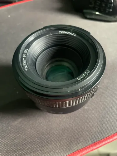 Lente yongnuo 50mm para nikon