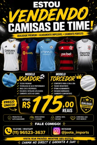 Vendo Camisas de Time 