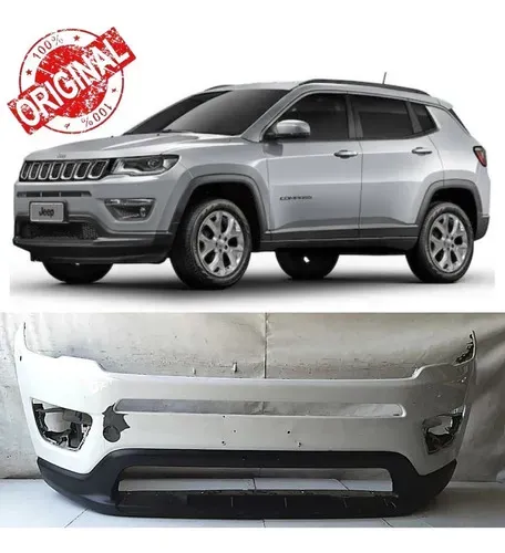 Parachoque Jeep Compass 2016 2017 2018 Original Flex 11789 Branco