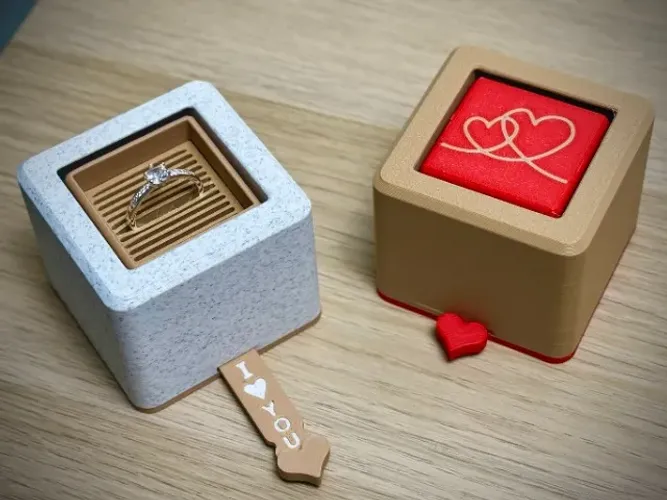 Presente dia dos namorados - Caixa para anel/aliança personalizado