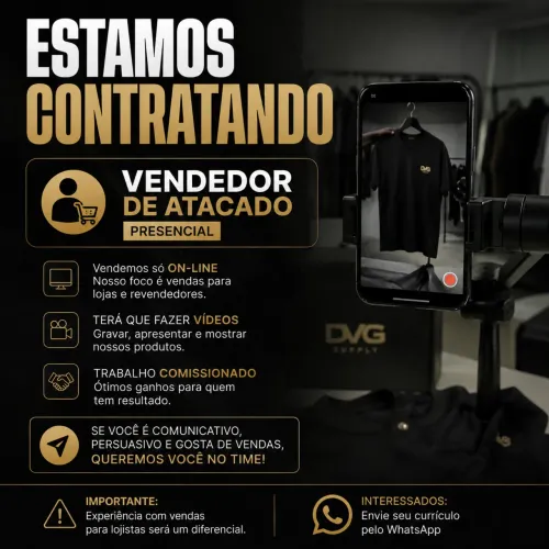 Estamos contratando vendedores!