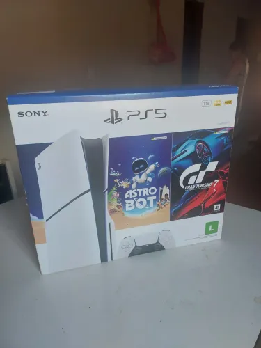 PS5 1Tb Slim com Leitor de Disco DESBLOQUEADO + Jogos Instalados