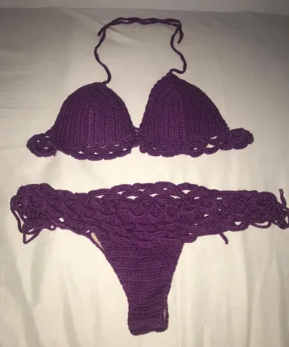 Biquíni de crochê 