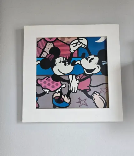 QUADRO MICKEY E MINIE