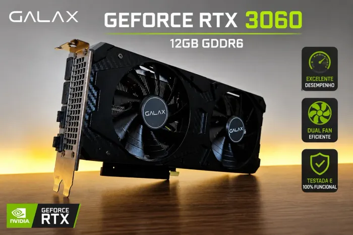 Placa de vídeo RTX 3060 12GB Galax