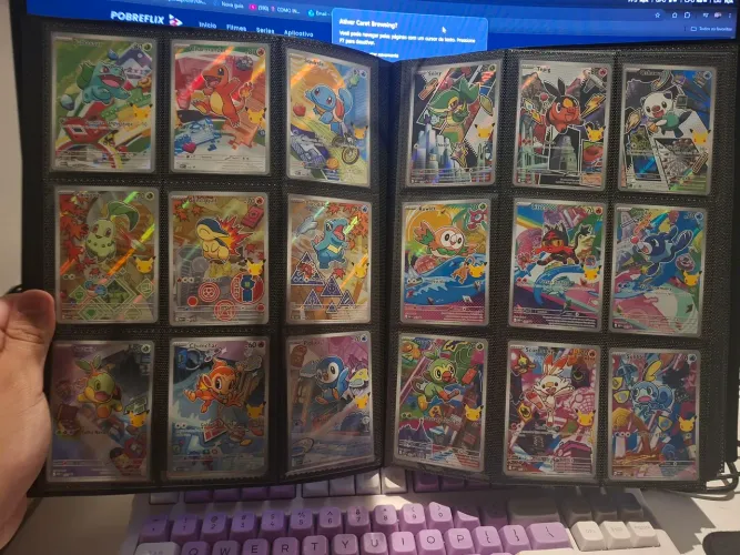 Coleção cartas pokemon parceiros iniciais series 1 e 2