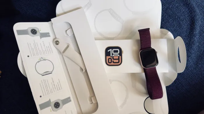 Apple Watch Series 10 GPS 42 mm Rose Gold - Completo | Excelente Estado