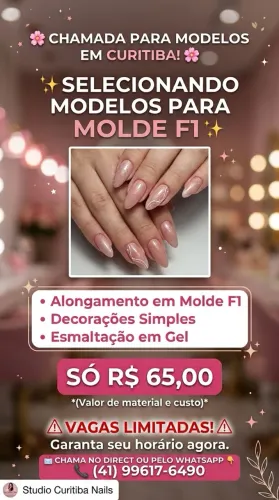 Alongamento de unhas