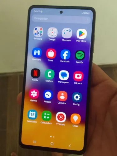 Samsung a72 128gb 6 de ram biometria na tela pega NFC 