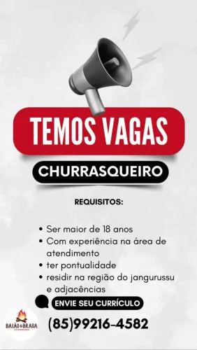 Vaga churrasqueiro