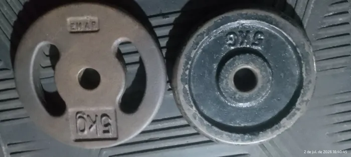 Anilhas de ferro 5kg