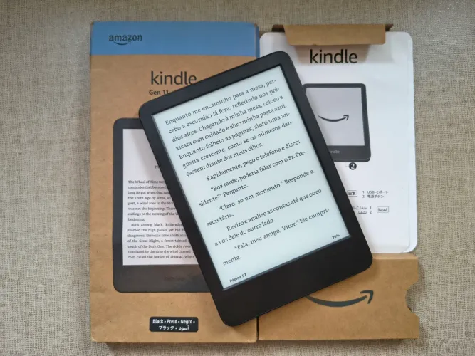 Kindle 11° geração modelo 2024, na caixa e garantia 