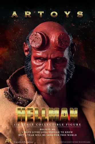 Boneco Action Figure Hellboy - Artoys 1/6 Geek
