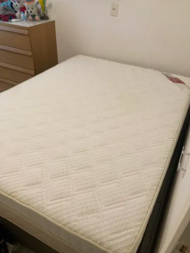 Cama casal baú com colchão