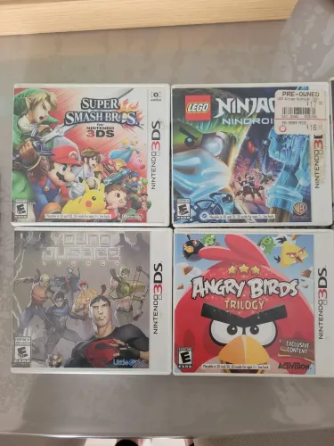 Lote de jogos nintendo 3ds