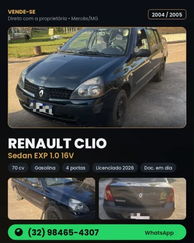 Renault Clio Expression 1.0/1.0 Hi-power 16V 3P 2005
