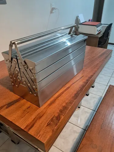 Caixa  de ferramentas  7 gavetas  em inox304 com 50cm e pés  de borracha  