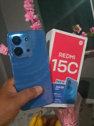 Redmi 15c 256gb 16 de ram biometria desbloqueio facial