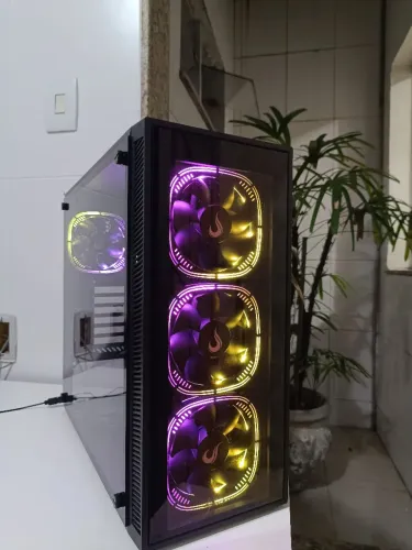 GABINETE SHARKOON TG4 | 4X FAN RISE MODE ARGB