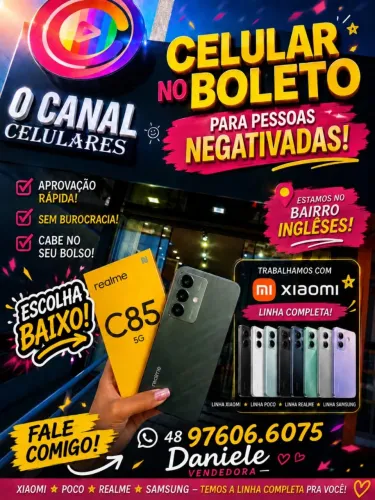Celular no boleto!