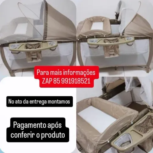 Berço Cercado Burigotto unissex