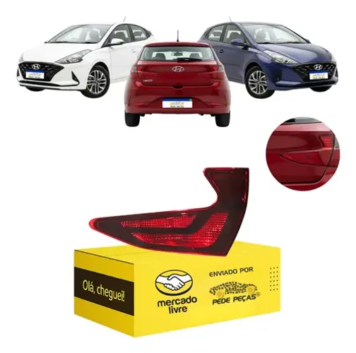 Lanterna Sinaleira Tampa Hb20 Hatch 2020 2021 2022 Fume Ld Direito/passageiro Fume