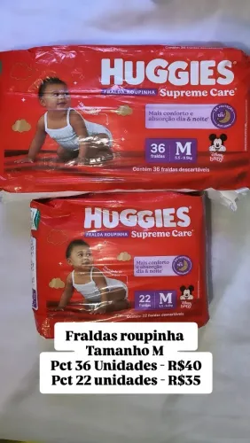FRALDAS DIVERSAS MARCAS E PREÇOS