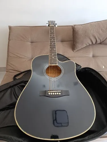 Violão RedBurn elétrico RBW-BK  a venda