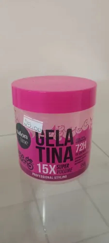 Gelatina Salon Line #TodeCacho - 15x Super Volume, 550g