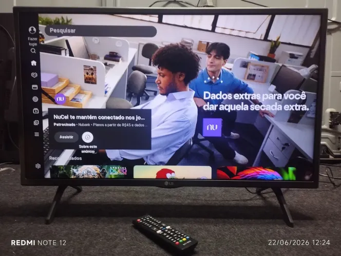 Tv 32" Smart LG ( com garantia )