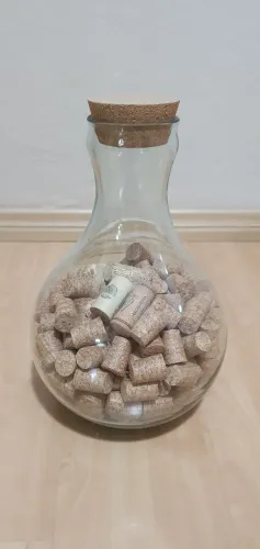 Garafao de vidro decoração
