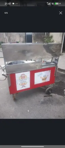 carrinho de lanche e hot dog
