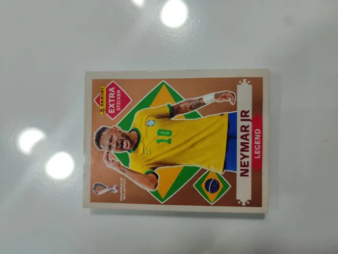 Figurinha do Neymar Júnior de bronze