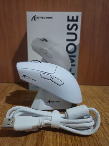 Mouse gamer shark attack X11 Branco Novo