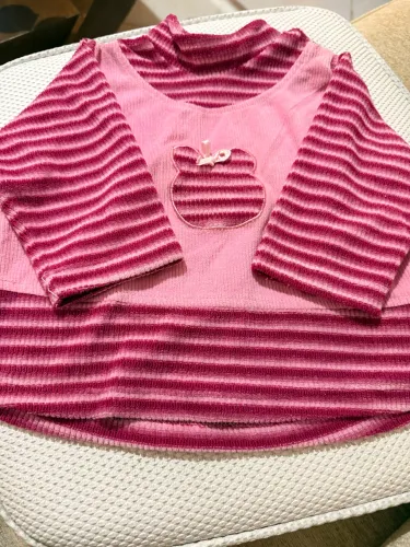 Blusa bebê rosa tamanho M