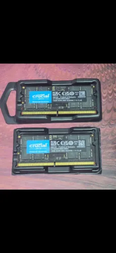 Kit Memória RAM DDR5 32GB (2x16GB) Crucial 5600MHz Notebook