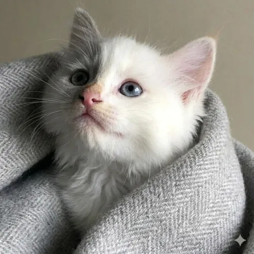 Filhote de Gato Angora Turco 